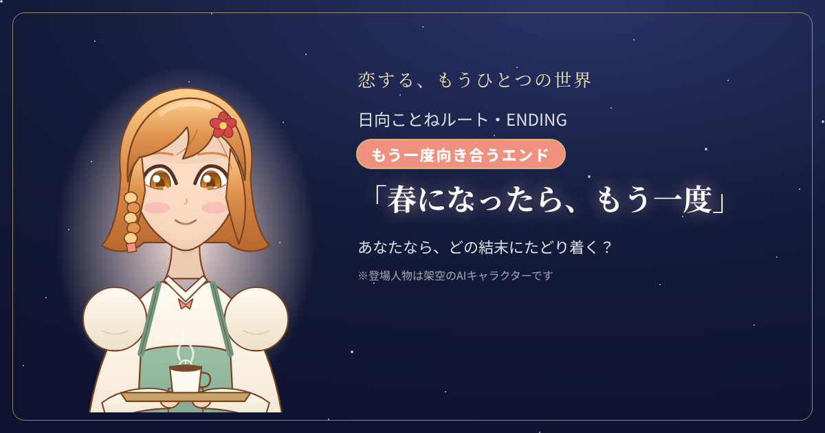 日向ことねルートの結末「春になったら、もう一度」
